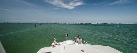 Precenicco en bateau